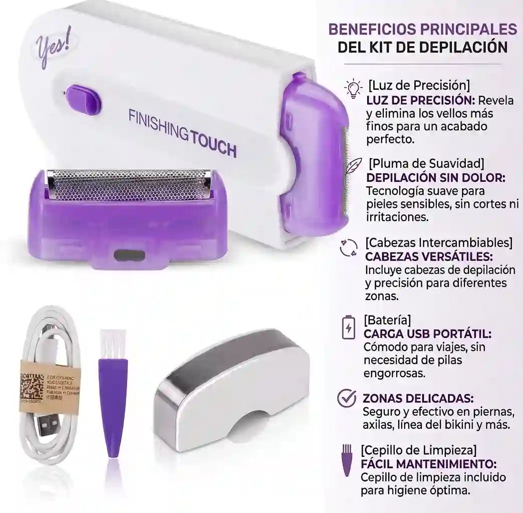 Depiladora Láser: Piel suave y libre de vellos todos los días 🌺